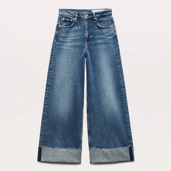 rag & bone Indigo Flare Jeans - Picture 2 of 6